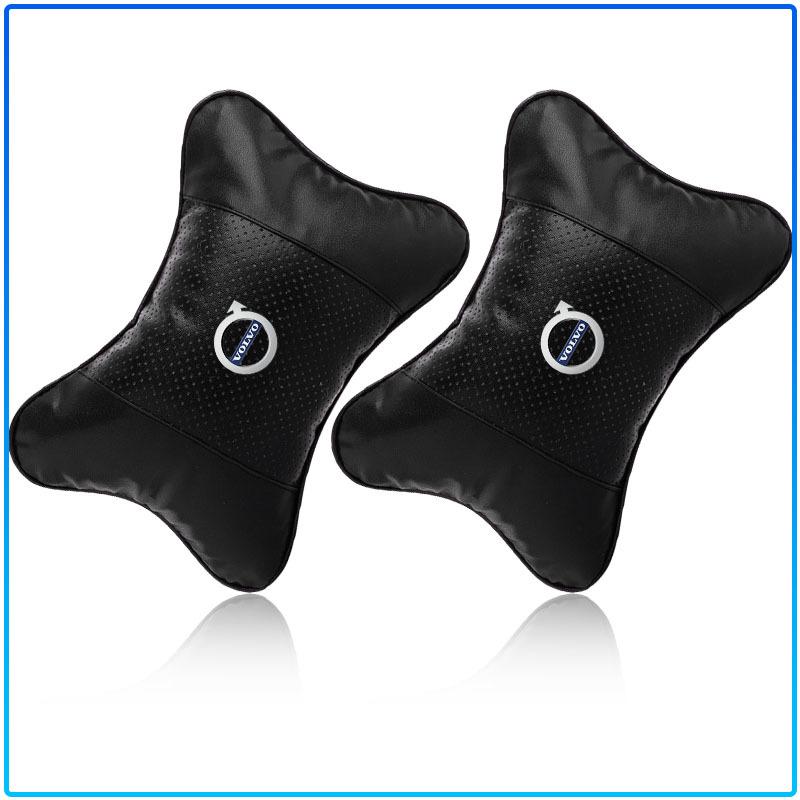 For Volvo XC90 XC60 XC70 XC40 V90 V60 V40 C70 C30 S80 Car Seat Headrest Auto Logo Neck Pillow Car Accessories