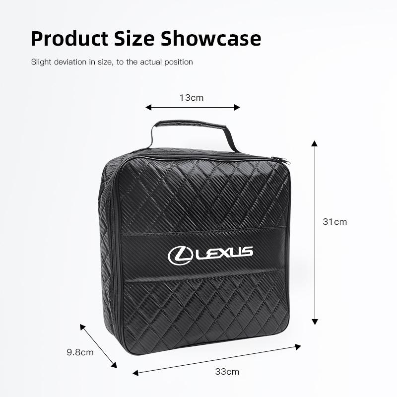 Interior Stickers New Energy Car Charging Gun Organizer Waterproof Storage Bag For Lexus GS IS LS500h ES260 ES300h RX350h NX260