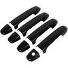 OCPTY 4PCS Door Handle Covers for 2012-2017 for Toyota Camry Exterior Driver Side & Passenger Side Car Door Handle Covers Trim Kit Black