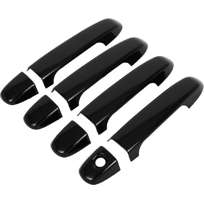 OCPTY 4PCS Door Handle Covers for 2012-2017 for Toyota Camry Exterior Driver Side & Passenger Side Car Door Handle Covers Trim Kit Black