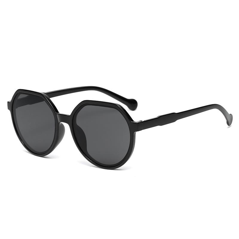 New Fashion Style All-match Trend Sunglasses Personalized Round Frame Sunglasses Trend Candy Color Big Frame Sunglasses