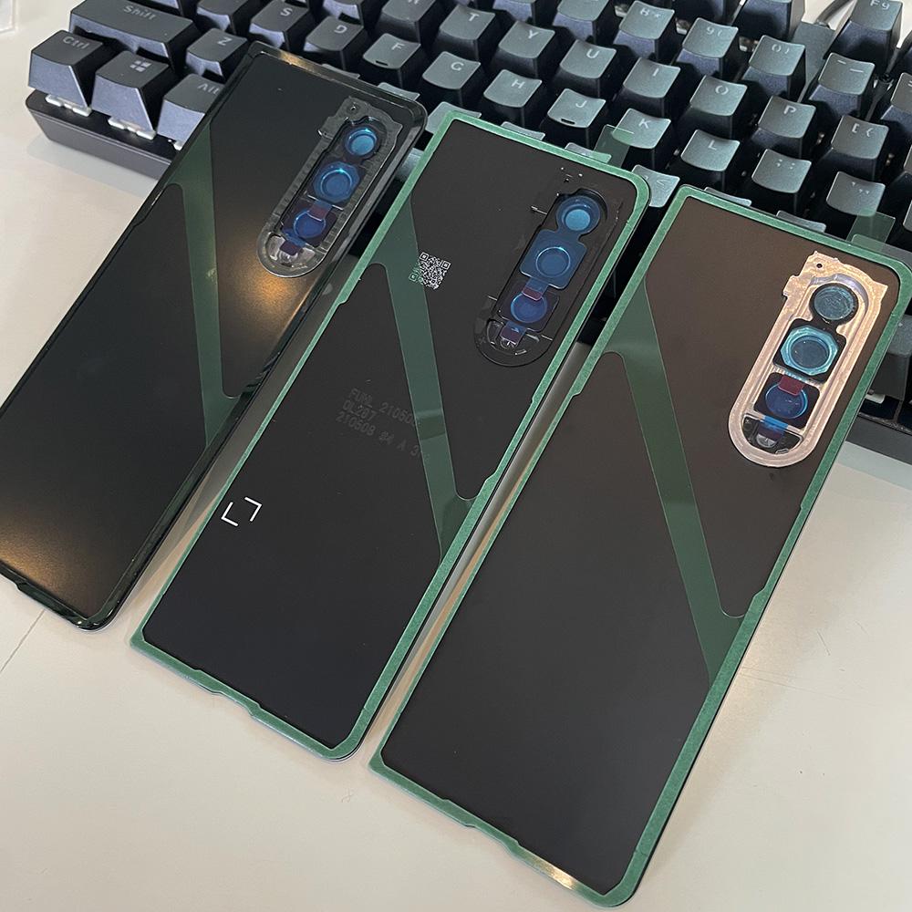 Rückglas Ersatz Gehäuseabdeckung für Samsung Galaxy Z Fold3 Fold 3 Rückseite Rückglas Hülle + Werkzeuge