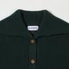 PLAYBOO Windproof Spread Collar Cardigan Forest Green
