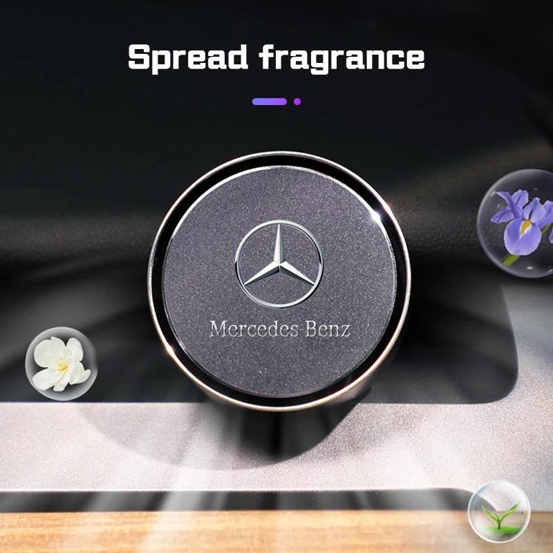 HGQ5 For Mercedes-Benz AMG A B C E S V A45 C43 CLA R-Class GLA GLB Car air outlet aromatherapy Air Freshener Solid Fragrance Diffuser