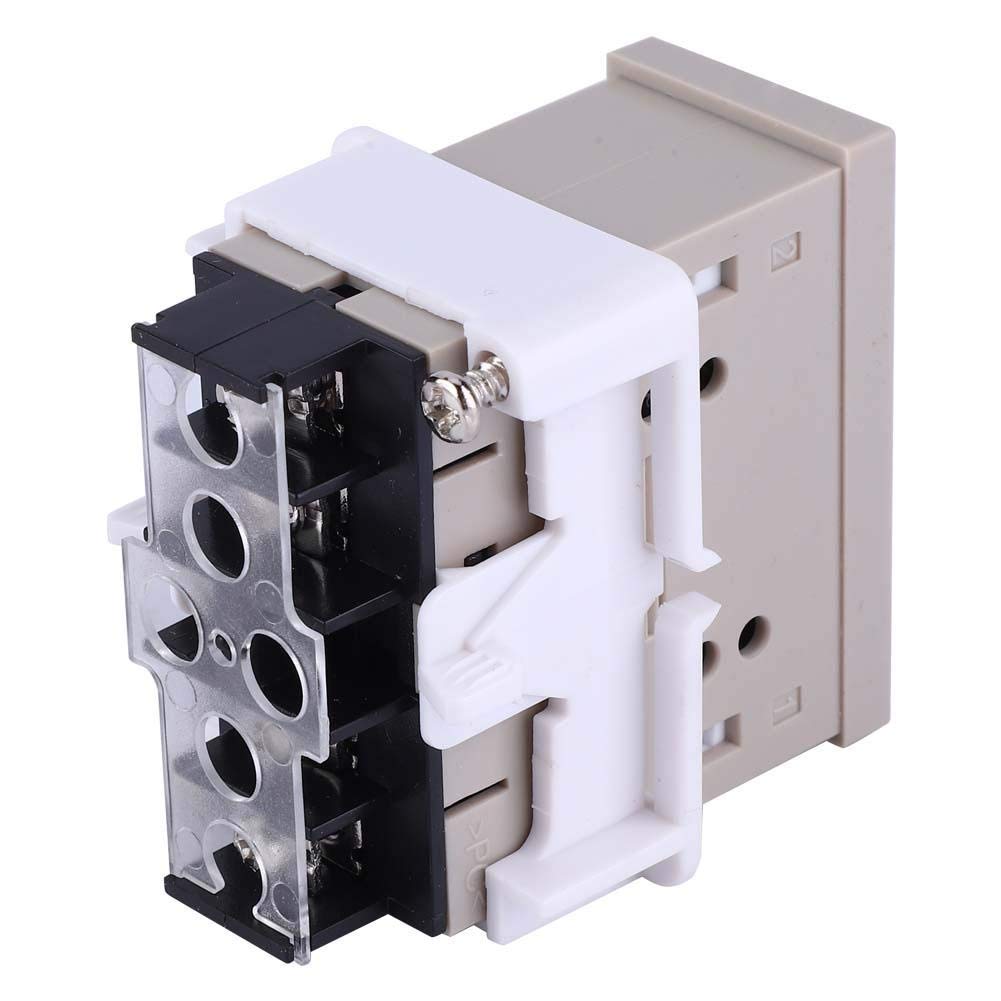 H7EC-N LED Digital Counter, Electronic Counter, No Input Voltage, 8-Digit LCD Display, 0-99999999 Count Range, with Holder, Digital Totalizer