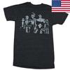 Teen Titans Adult New  - Animated Style Group Single Color Print Unisex T-Shirt