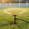Garden Lawn Sprinkler Nozzle 360 Degree Rotating Head Automatic Water Spray Long Lasting for Outdoor Irrigation