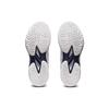 Asics Gel-Hoop V15 Round Toe Lace-Up Cushioning Mid-Top Basketball Shoes Men sneakers White Navy-Blue 1063A064-102