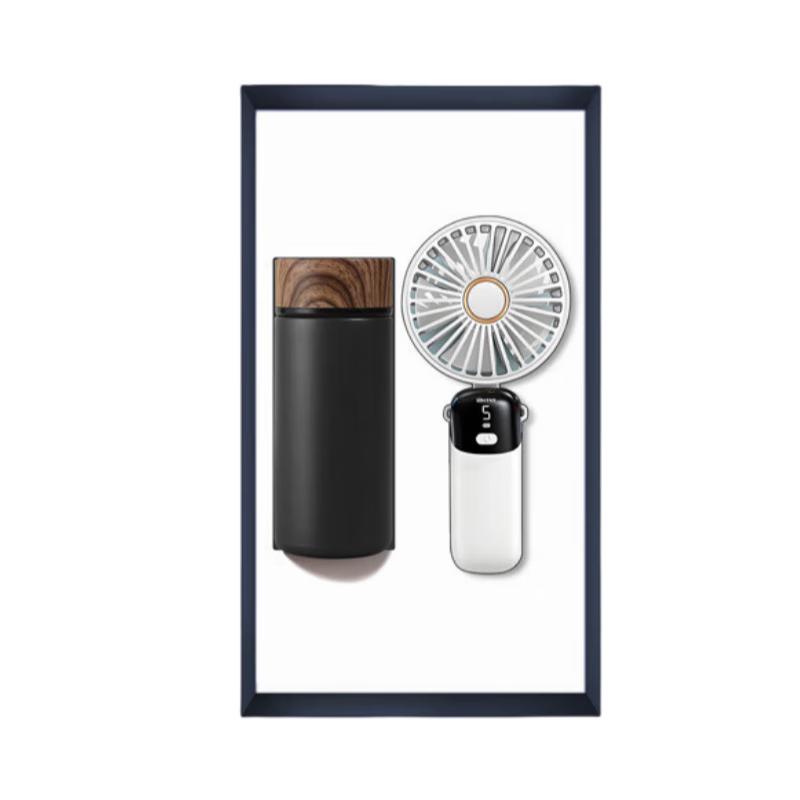 Premium Insulated Mug & Handheld Fan Gift Set