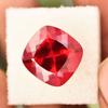 Natural Red Ruby Square Cushion 14x14mm Certified Loose Gemstone