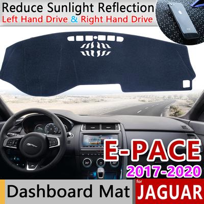 For Jaguar E-PACE 2017 2018   Anti-Slip Mat Dashboard Cover Pad Sunshade Dashmat Protect Carpet Accessories EPACE E PACE