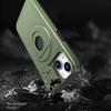 For iPhone 13/14 Phone Case Kickstand Magnetic Back Shell with Slide Camera Cover