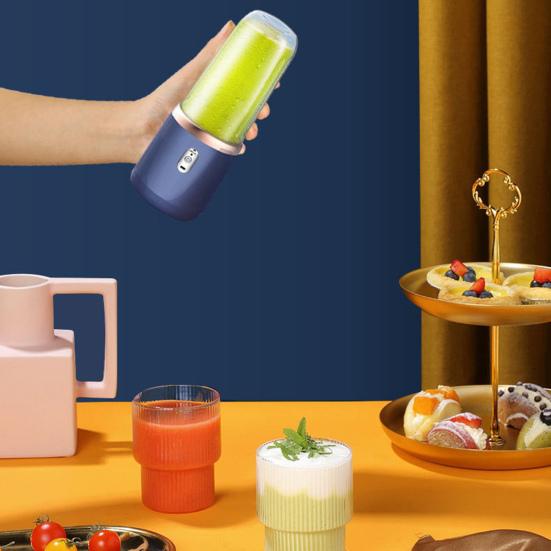 Portable Juicer Blender Fruit Juice Mixer 400ML Large Capacity BPA Free Rechargeable Wireless Electric Juicer
