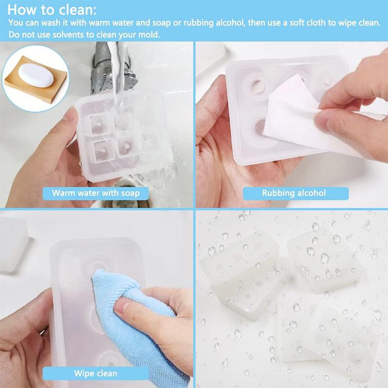 Six-Square-Sphere Bracelet Silicone Mold for DIY Crystal Glue Pendants