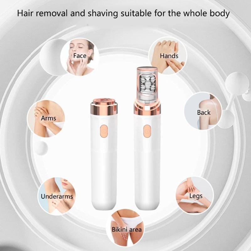 Gentle Electric Hair Removal Device For Ladies Easy Automatic Operate Hair Remover For Sensitive Areas Like Armpits Legs
