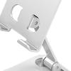 Phone Holder 360 degrees Rotation Height   Foldable Portable Metal Desk Phone Dock Holder for Phone Tablet