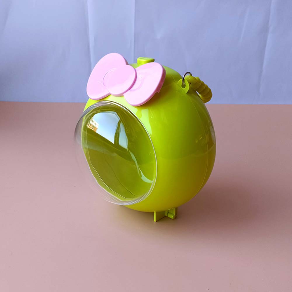 

Милая акриловая космическая сумка с бантом, прозрачная коробка для конфет, шкатулка для украшений, детская круглая переносная коробка, коробка для игрушек