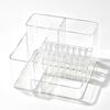 1Pcs Multi Compartment Nail Drill Bit Organizer Case For Nail Salon Desktop Manicure Accessory Plastic Nail Art Tool Storage Box