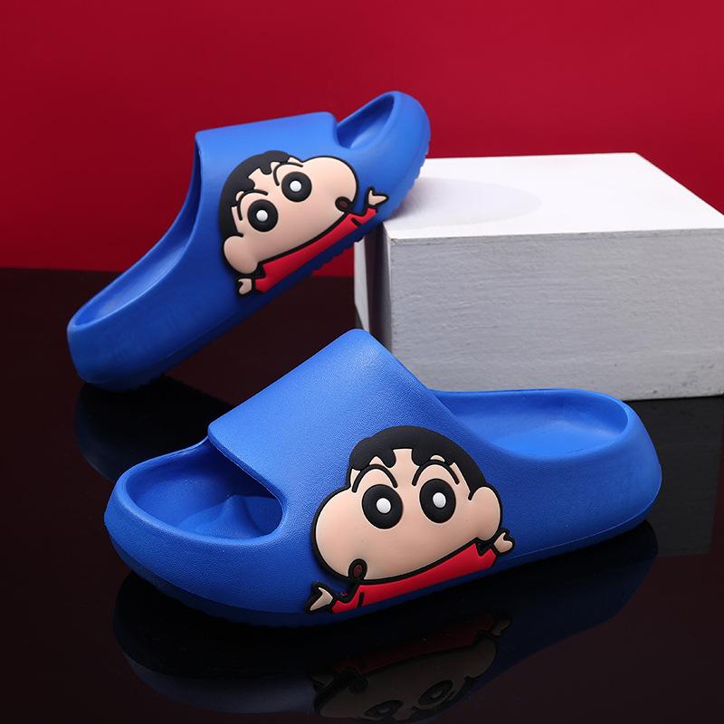

Delightful Crayon Shinchan Kids Footwear Unisex Slippers For Boys And Girls Durable Eva Antislip Design For Summer 28/29 кобальтовий
