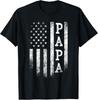 Papa American Flag Papa Gifts Patriotic Father's Day T-Shirt Unisex T-Shirt
