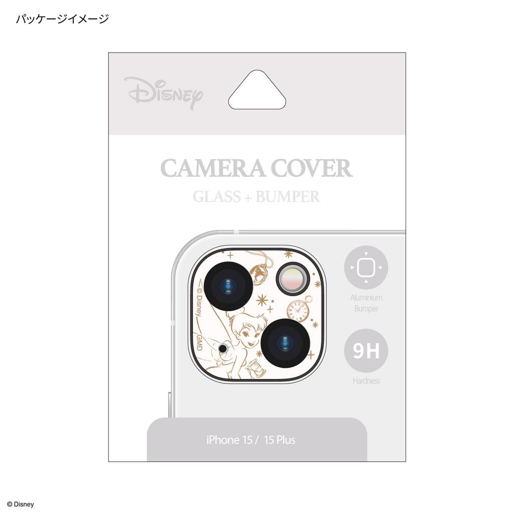 Gourmandies Disney Character Camera Cover for iPhone Tinker Bell 15/15 Plus/14/14 Plus, (DNG-172TB)