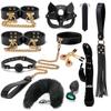 Kits For Bondage Collar Genuine Leather Neck Restraint With LeashErotic Sex Toys For Women Couple Adult Games Sex Product