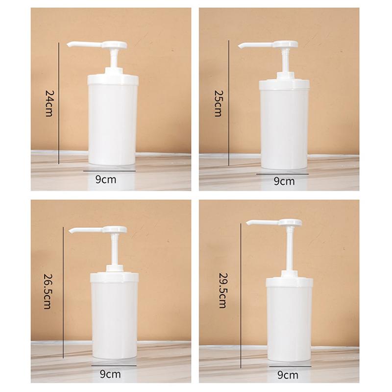 10/15/20/30Cc Liquid Dispenser Coffee Syrup Bee Drip Bottle With Hydraulic Pump And Nozzle Head Kitchen Honey Jar Container