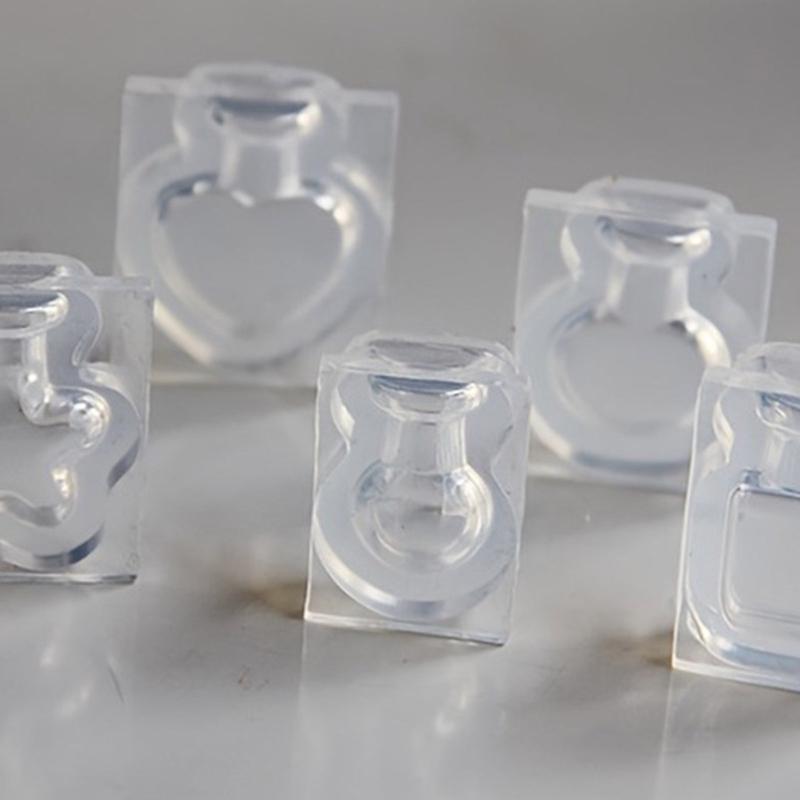 Reusable Silicone Craft Mold For Mini 3D Bottle Resin Jewelry Making Cake Decorations Easy Demolding Sturdy