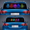 1pcs Car Finger Funny Light With Remote Gesture Hand Lamp Sticker Glow Panel Victory OK Signs Car Window Sign Interactive Light