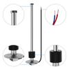 100MM Fuel Level Sensor + 52MM Fuel Level Gauge 0-190 Ohm Fuel Oil Tank Level Meter Sensor For Boat Car Yacht Marine 9-32V
