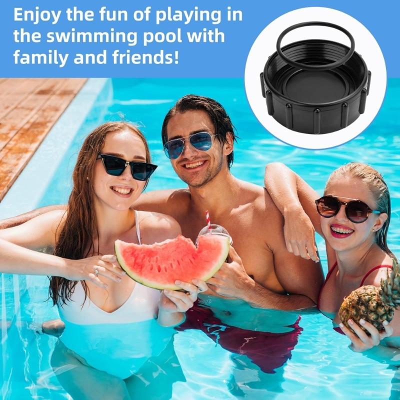 520670 Kit di Lavaggio Acido Per Piscina con Clorinatore a Sale Parti di Ricambio per Filtro Include Tappo di Pulizia Guarnizione O-ring