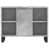 vidaXL Badschrank Betongrau 80x33x60 cm Holzwerkstoff
