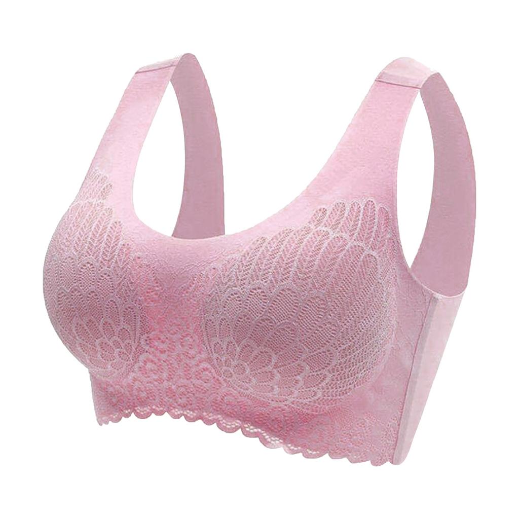 Seamless Wireless Bra for Women Breathable Comfortable Lightweight Soft Fabric Full Coverage Support 3PC Set Multipack