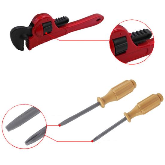 14-teiliges Reparaturwerkzeug, sicher, Mini-Größe, Kunststoff-Simulation, technische Reparaturwerkzeuge für zu Hause