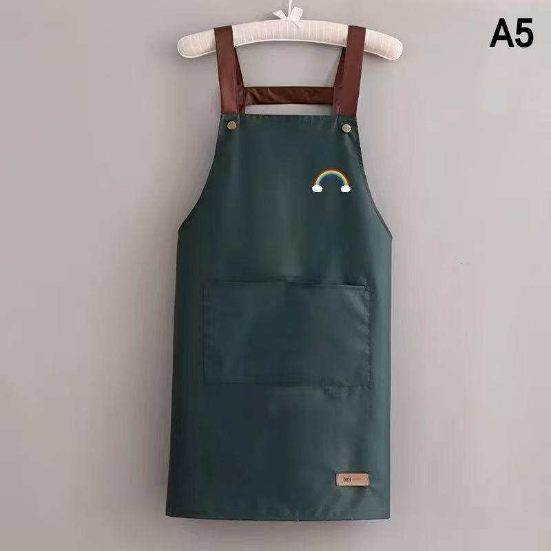 Odolná zástěra proti špíně Vodotěsná Velká kapsa Hotel Restaurace Kavárna Západní kuchyně Vaření Cukrářství Pracovní oblečení Zástěra