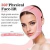 V-shaped lifting mask, chin strap for sleep, women's V-shaped lifting mask, facial slimming exerciser, pink (1 piece)