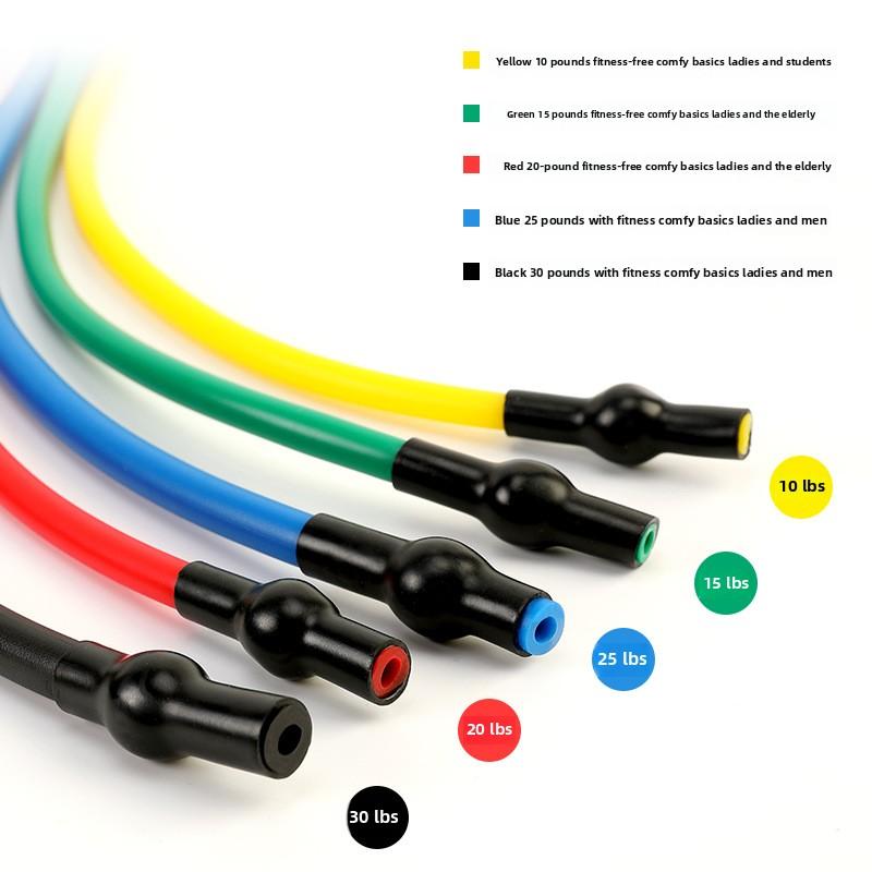 Multifunctional Yoga One Word Puller Tension Rope Strength Training Fitness Elastic Rope Rubber Band Fitness Equipment