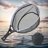 Foldable Landing Net with Non-Slip Handle Trout Net with Tackle Bag Minnow Net Outdoor Stream Fishing Tools Accessory