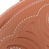 CELINE Handbag Oval Menodiaire Cuir Triomphe Smooth scarf skin Tan 198613 Used