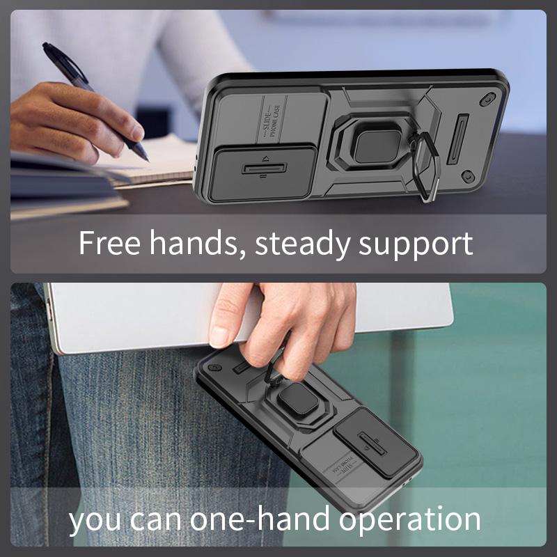 Armor Case For Samsung Galaxy A56 A36 5G Heavy Duty Shockproof Anti-Scratch With Ring Holder Phone Cover