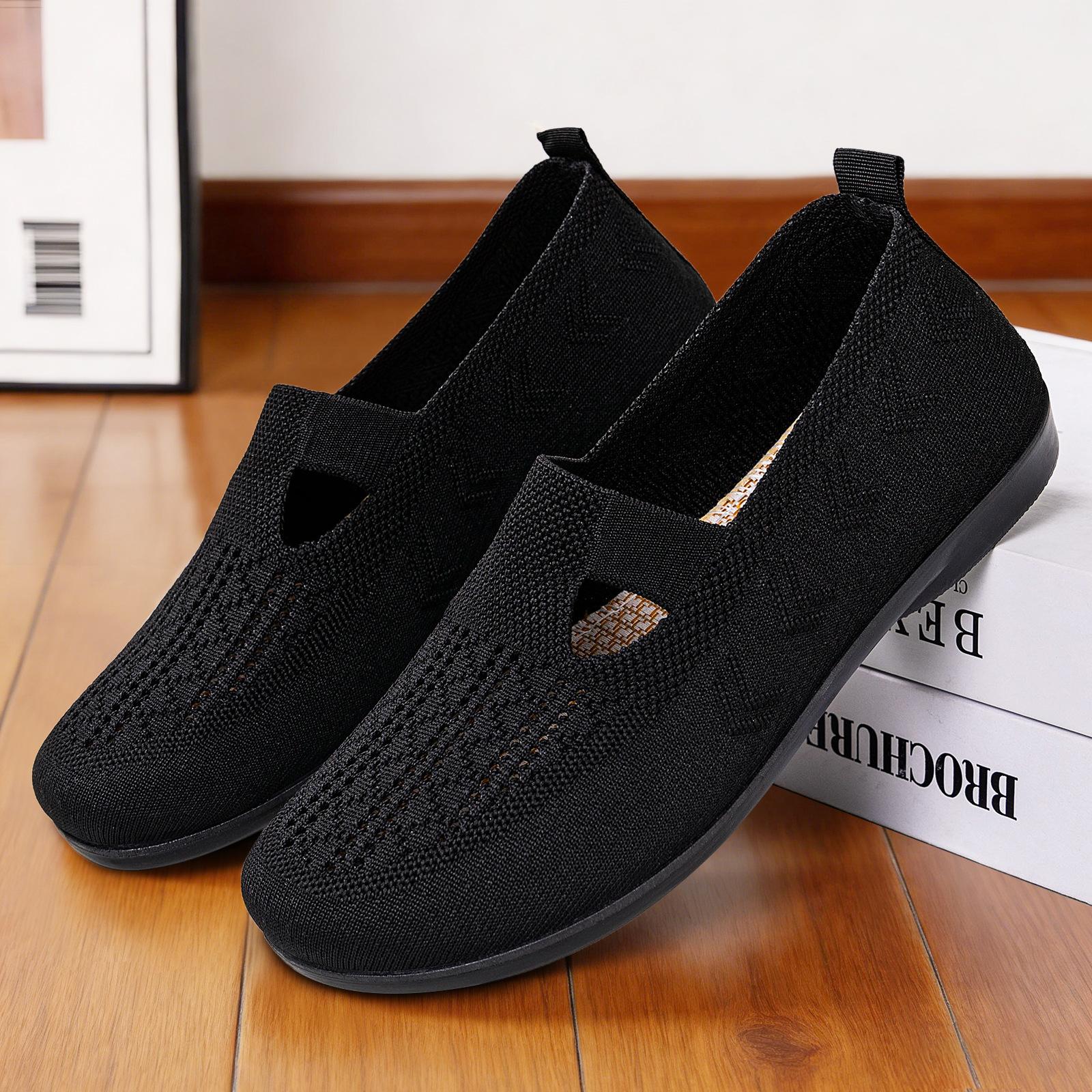 

Casual shoes 2026 spring versatile breathable single shoes soft sole middle-aged and elderly mothers lightweight and comfortable shoes 43