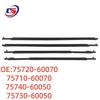 Exterior Glass Weatherstrip 75710-60070 fits Toyota models 75740-60050 and 75730-60050.