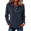 Women's Long Sleeve Color Casual Top for Everyday Wear