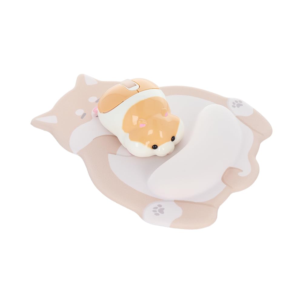 Stationery Belly Mouse Shiba S4141172 Sun-Star Die-Cut Pad, Inu, Brown,