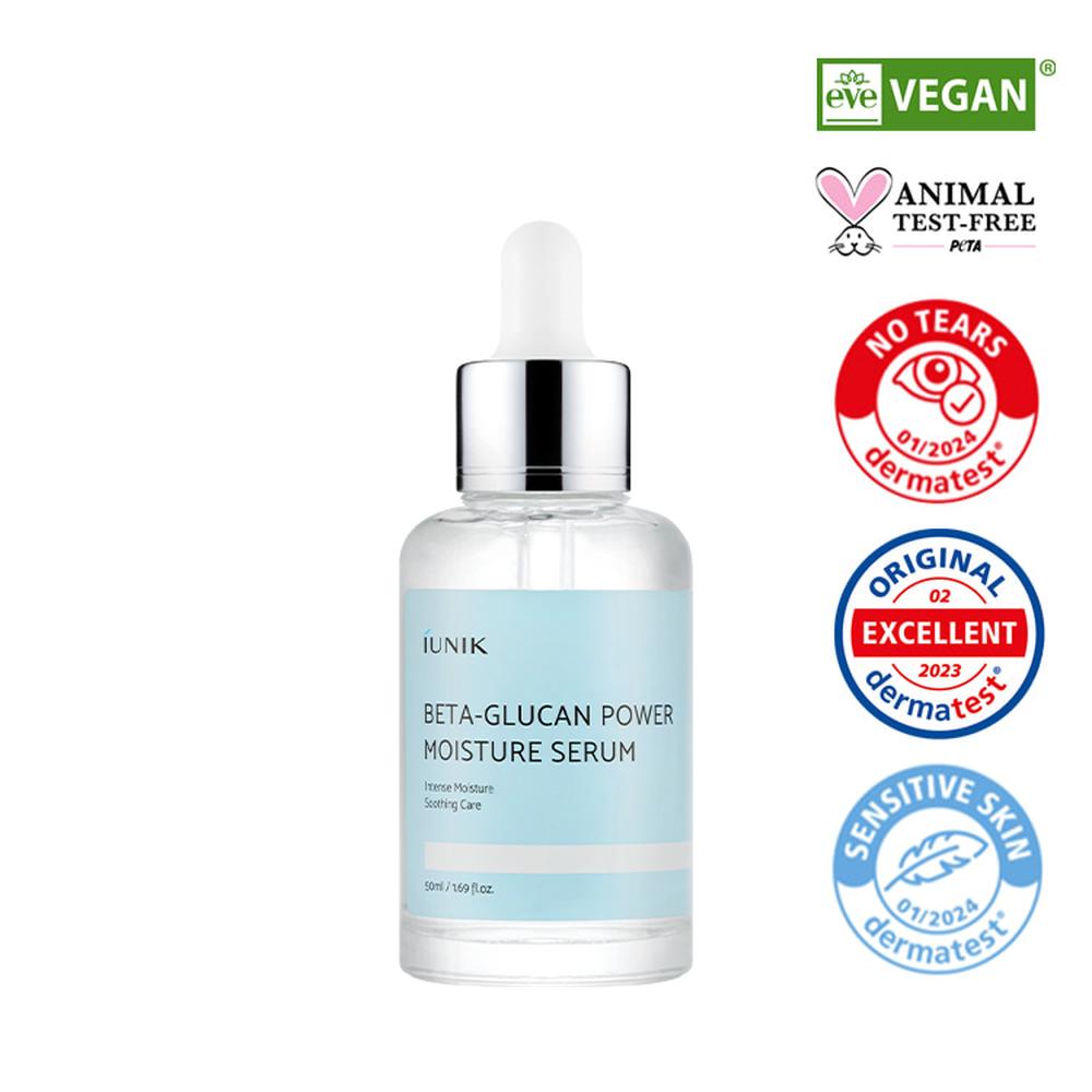 IUNIK Beta Glucan Power Moisture Serum 50g - Hydrating Boost, Korean