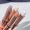 Dual-Ended Highlighter and Contour Stick for Nose Shadow, Side Shadow, Jawline Brightening, and Face Contouring, Two-In-One Palette