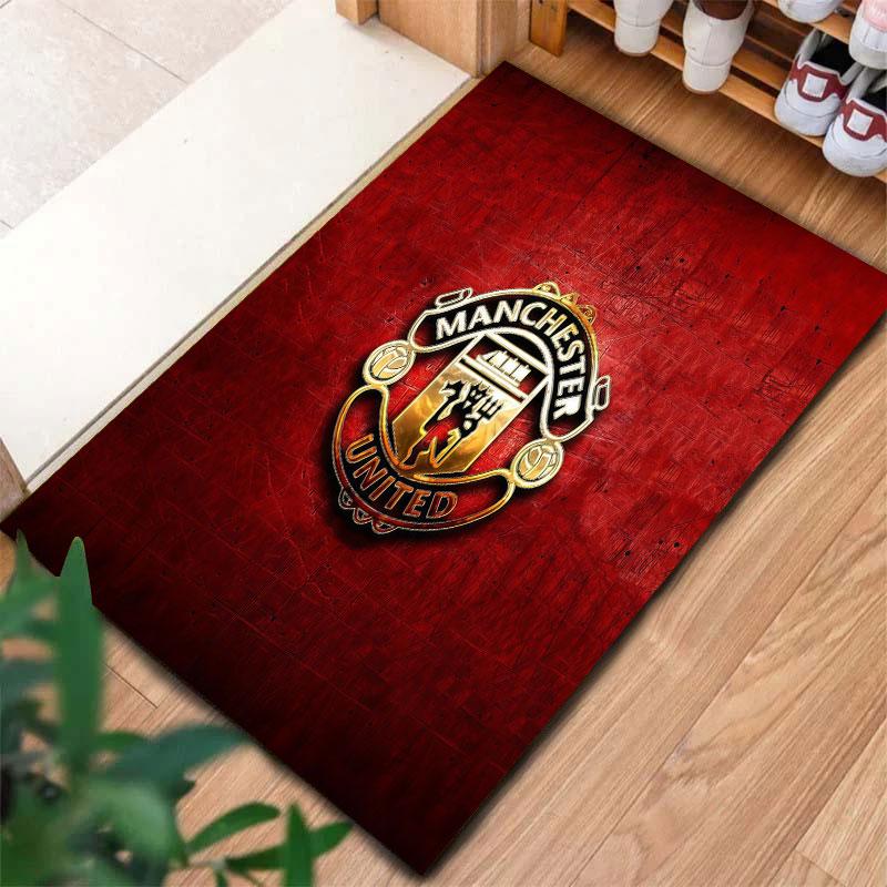 Manchester United F Carpet Rug for Living Room Bedroom Home Sofa Decoration,Kids play Non-slip Floor Mat