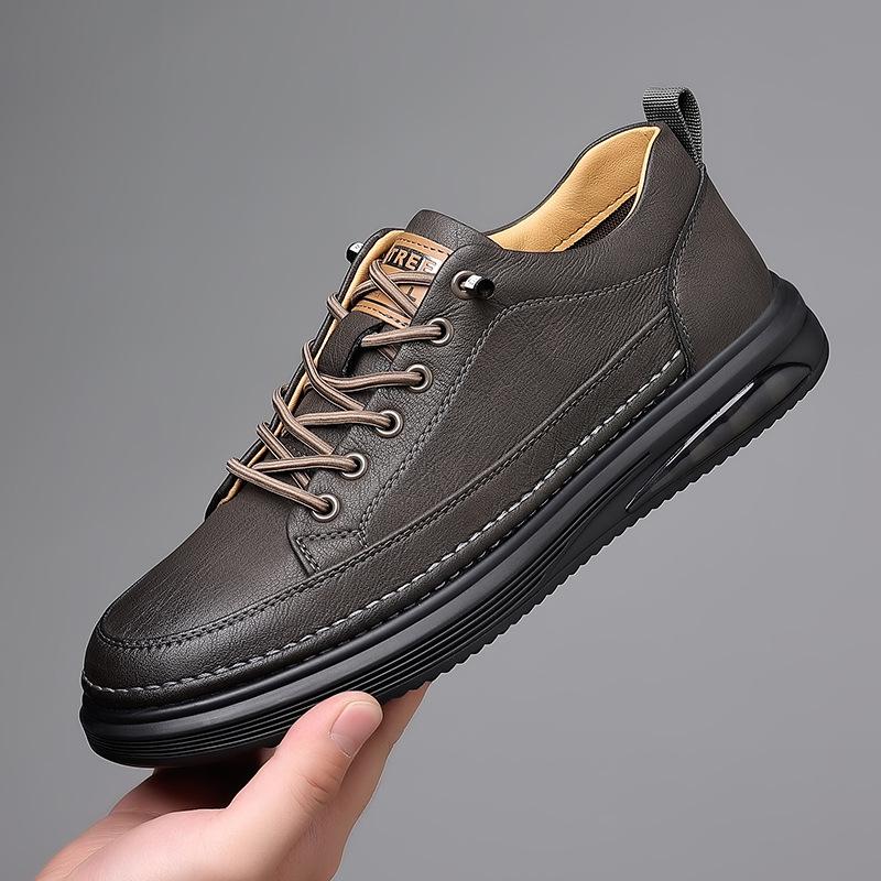 Luxury  Mens Casual Footwear Men Formal Business Leather Shoes  Male Walking Shoes Lace Up Men's Skate Flats