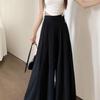 High Waist Pleated Wide-Leg Pants Skirt – Summer Casual Slimming Fit