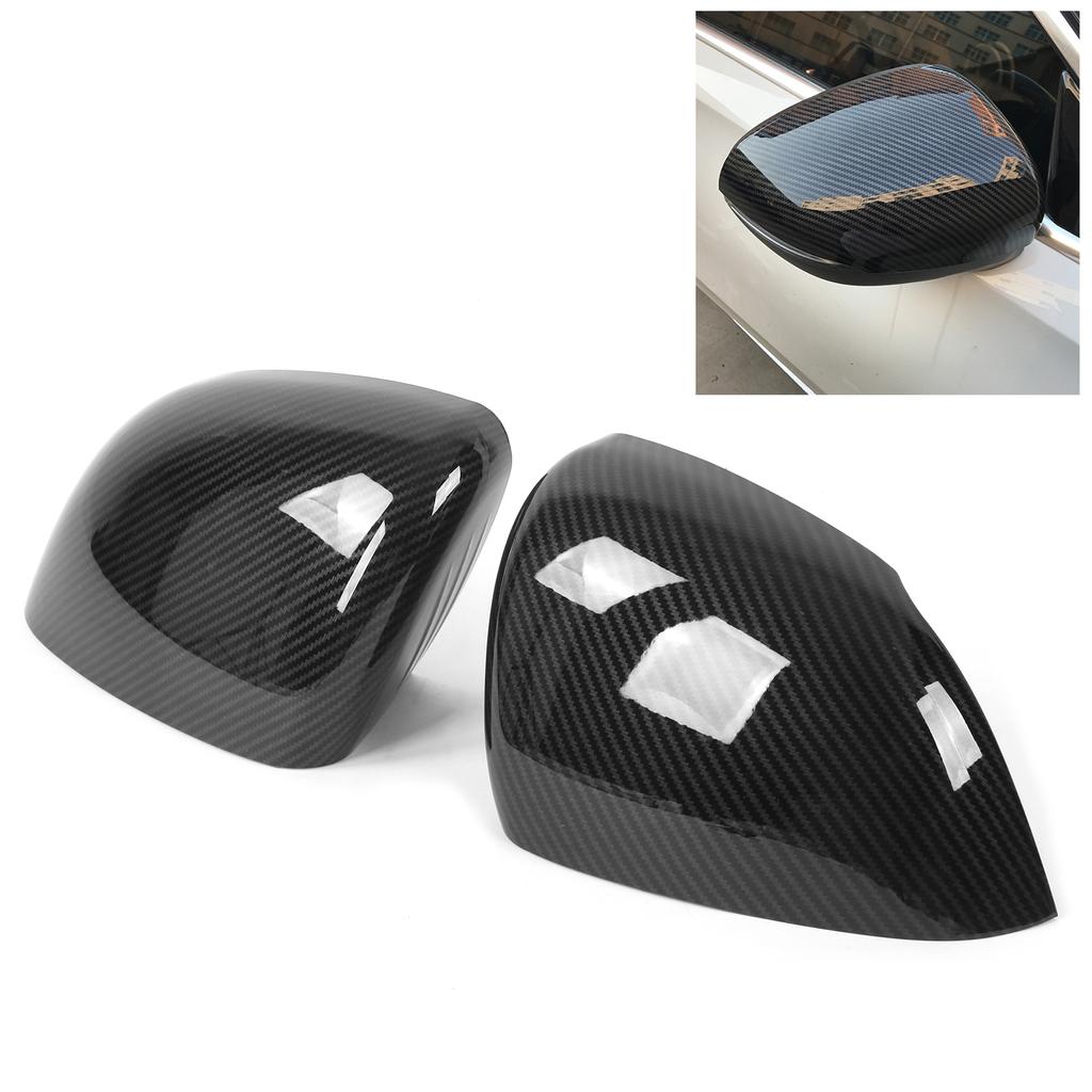 2PCS Car Rear View Mirror Cover Carbon Fiber Style Replacement for MercedesBenz A CLAClass W177 2018+